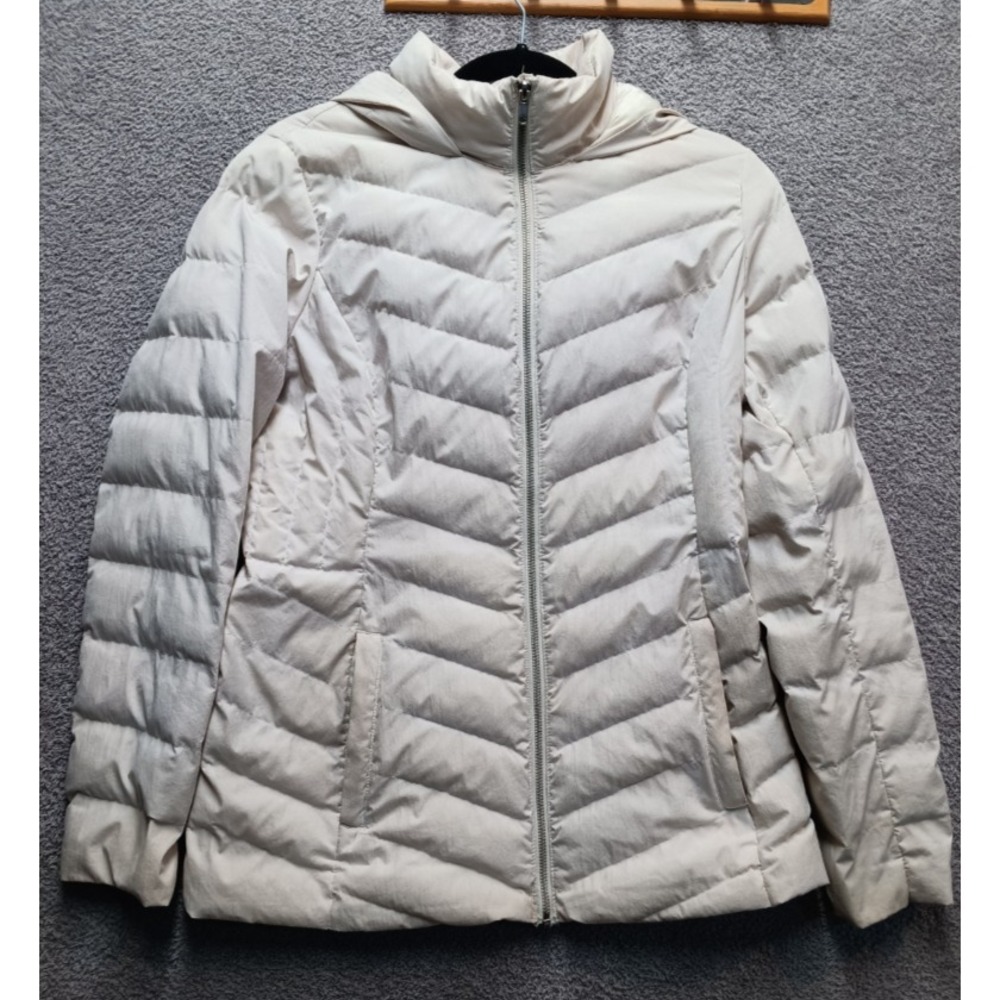 32 Degrees Heat Women's‎ XS Puffer Jacket Hooded Chevron Quilted Coat